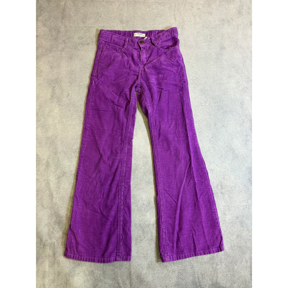 OshKosh Bgosh Girls Purple Corduroy Flare Pants Adjustable Waist Size 8 - Picture 7 of 7